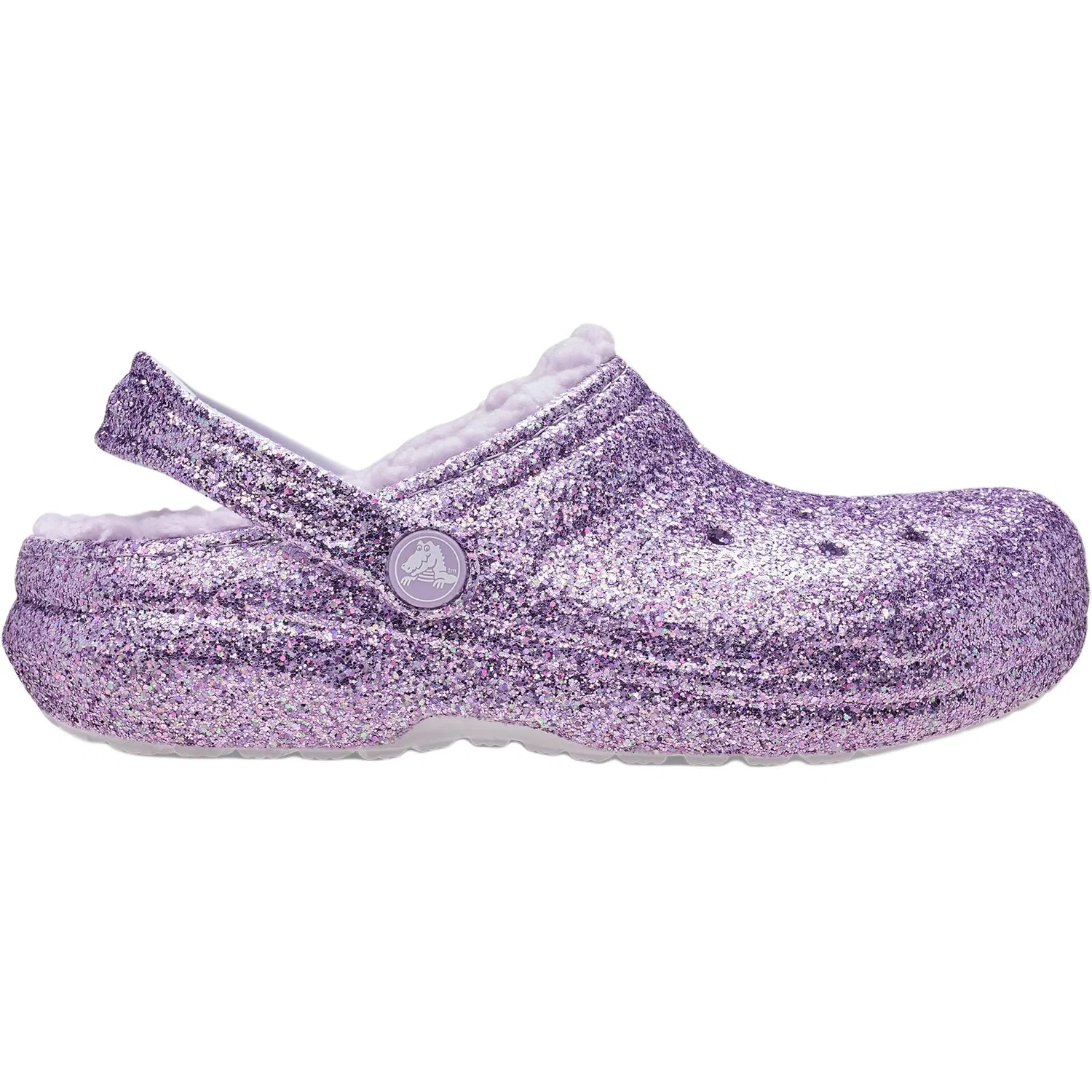 Детские сабо Classic Lined, Crocs, Purple — фото 3