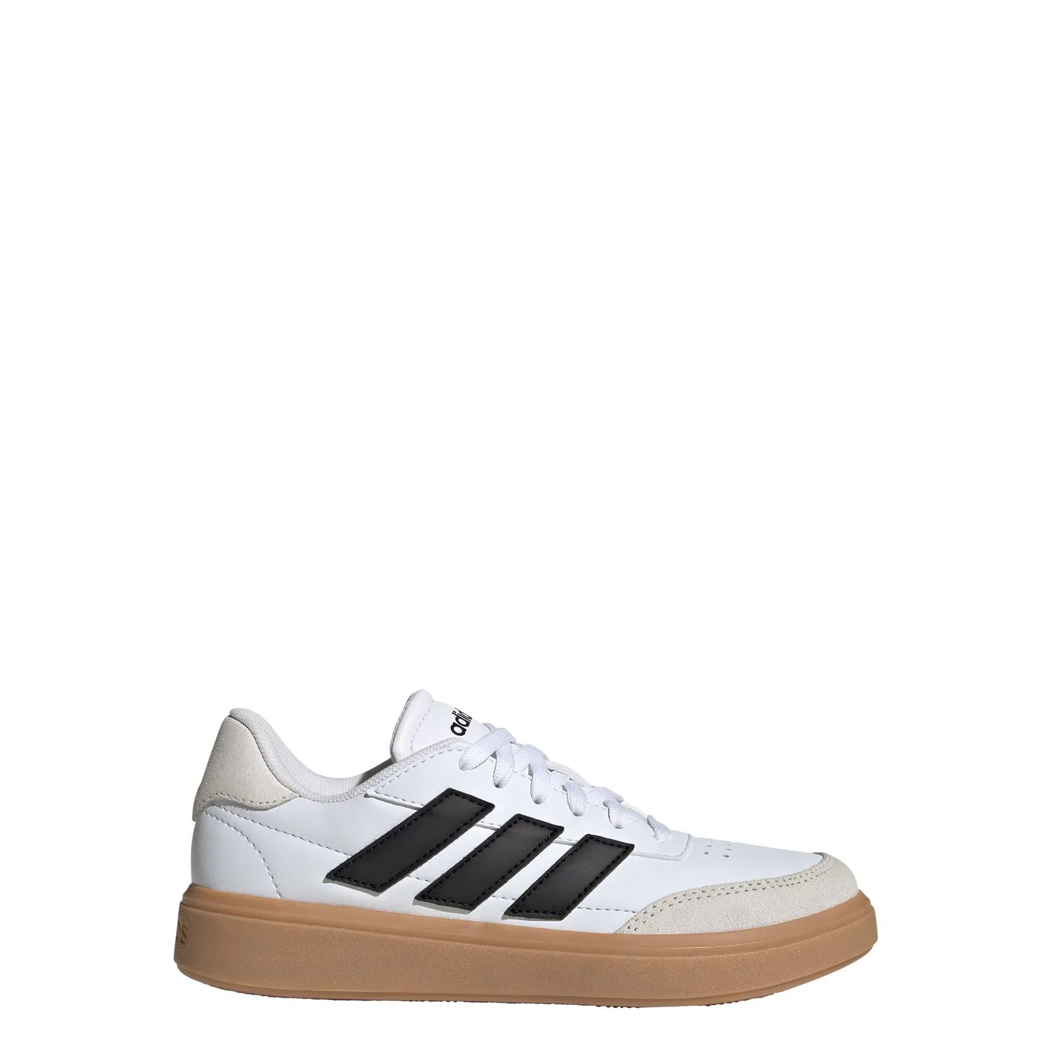 Детские классические кроссовки Courtblock Adidas, Weiss Schwarz — фото 2