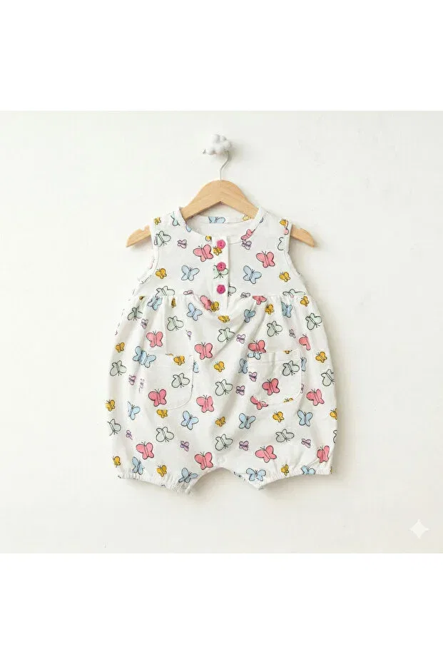 Детский комбинезон для девочек хлопковый Butterfly For My Baby, Butterfly — фото 2