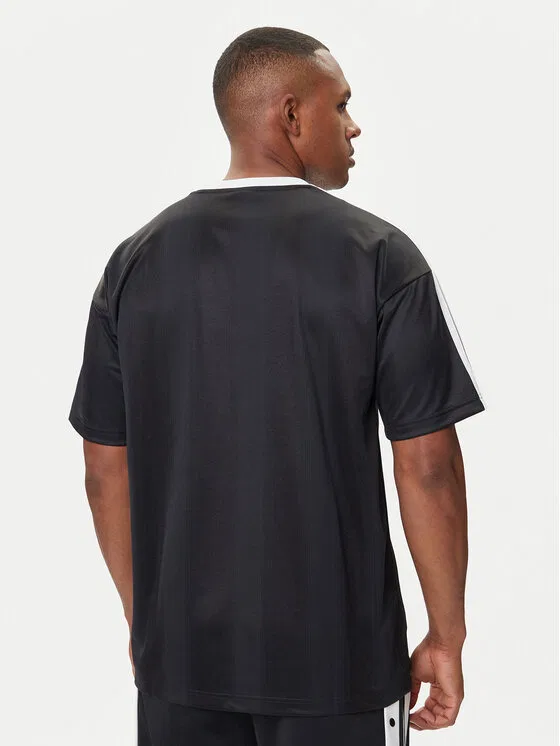 Футболка loose fit adicolor Jacquard Adidas, черный — фото 3