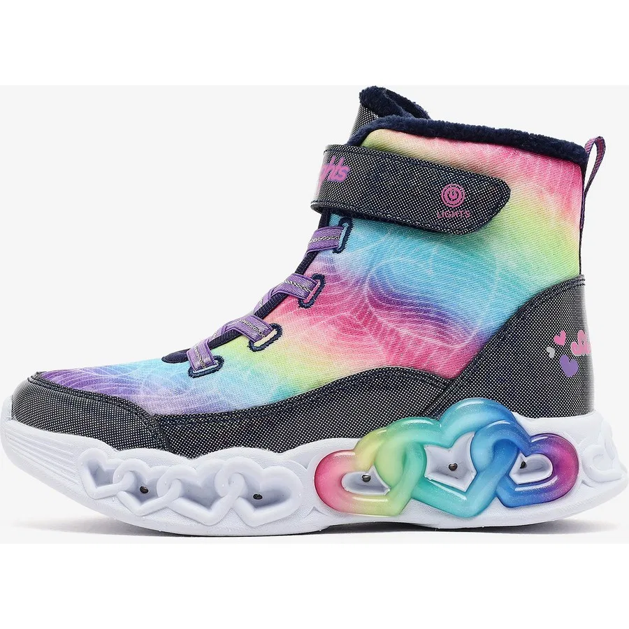 Ботинки с подсветкой Infinite Heart Lights Skechers, Цвет: Лациvert