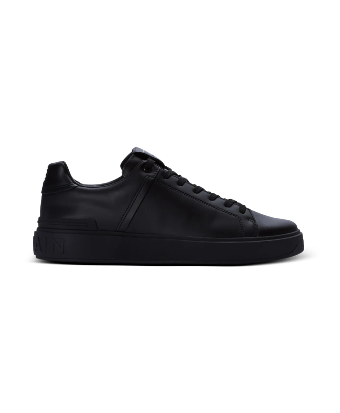 

Кроссовки B Court из телячьей кожи Balmain, черный
