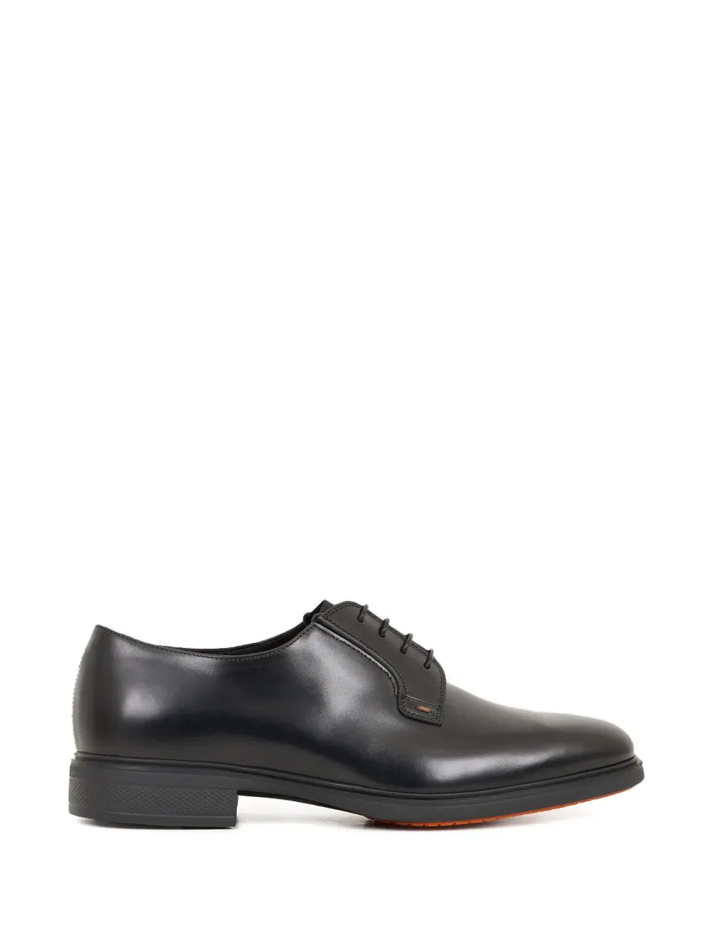 Туфли-дерби на массивном каблуке Santoni, черный