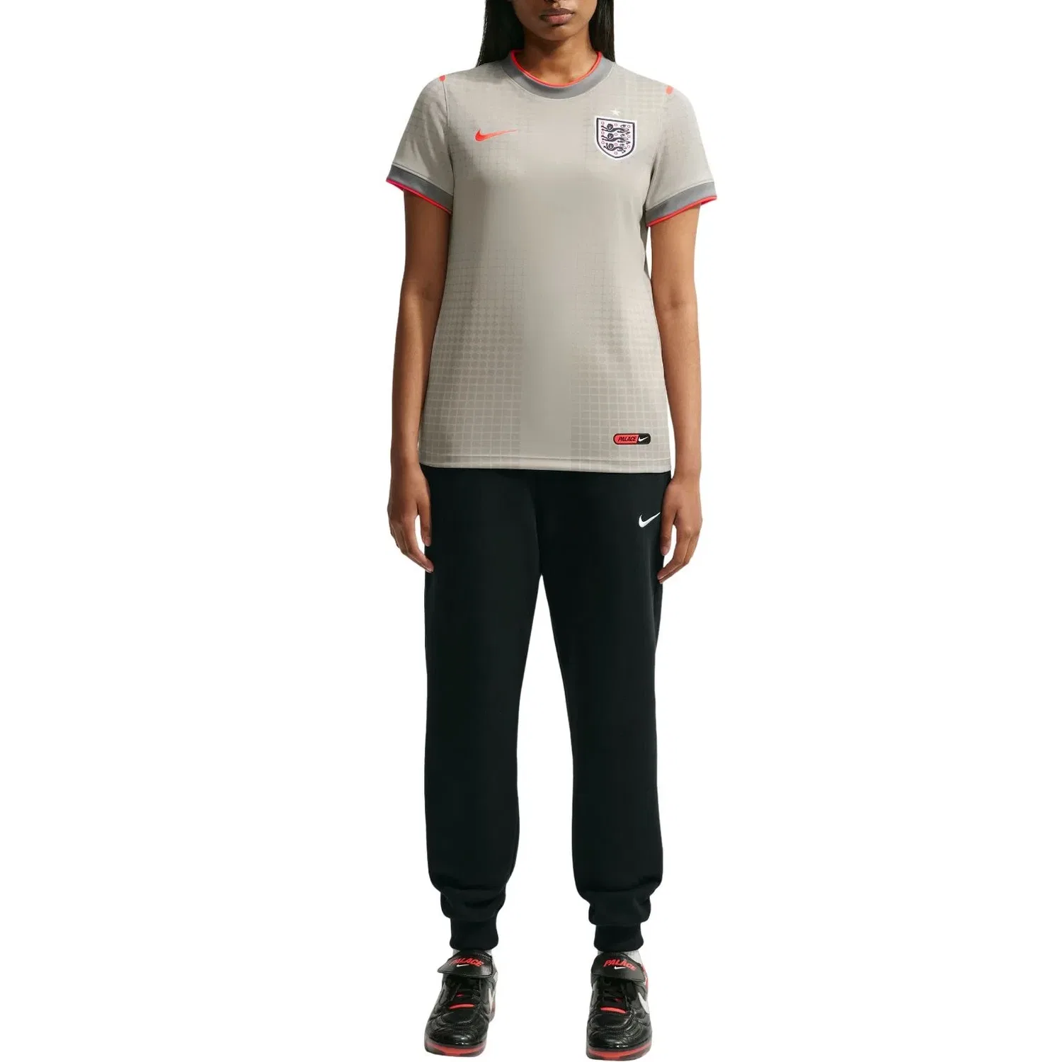 Женская футболка Nike x England x Palace Cryoshot T-Shirt, серый — фото 3