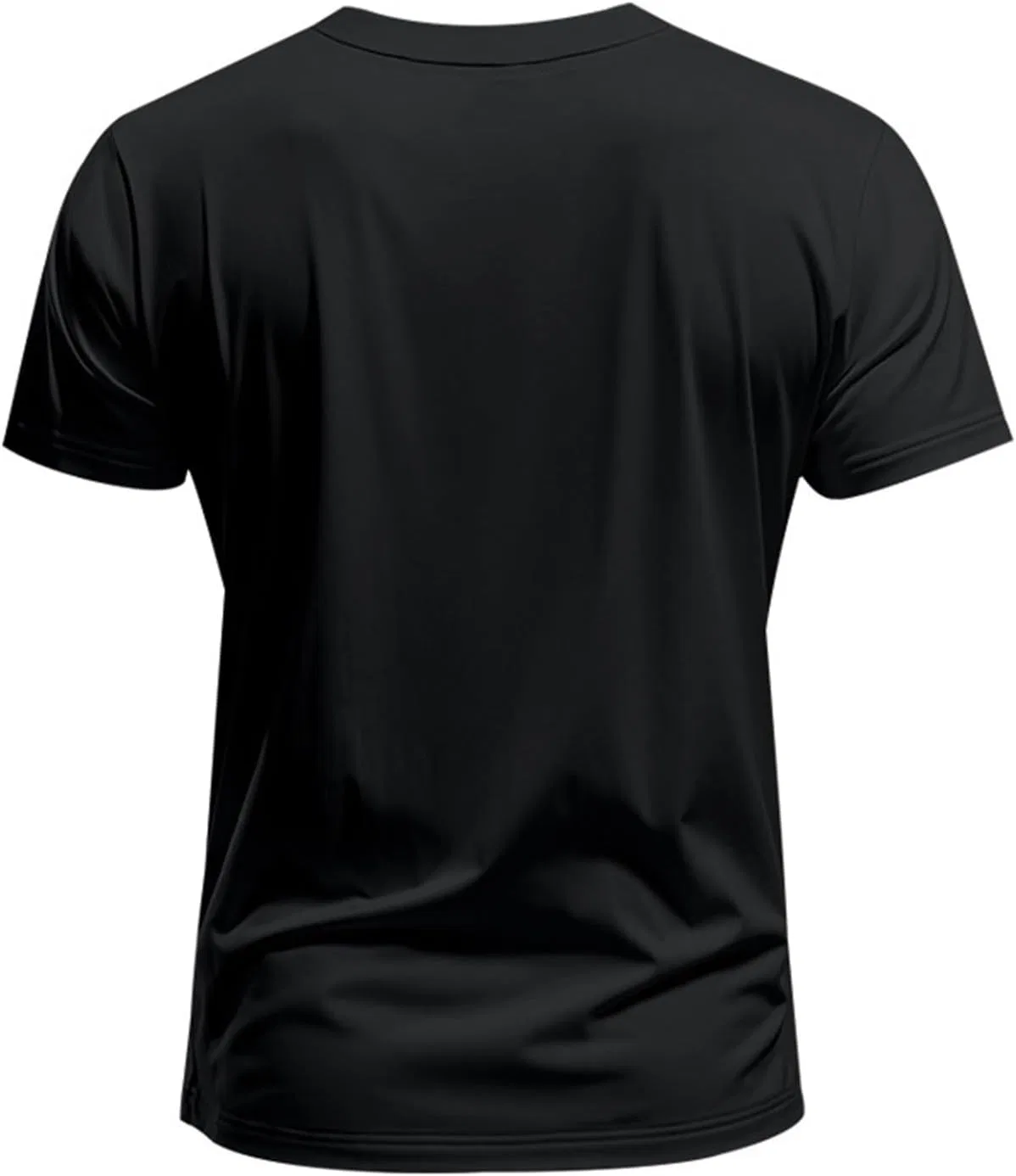 Мужская футболка с V-образным вырезом Cl01-26020801, Black — фото 4