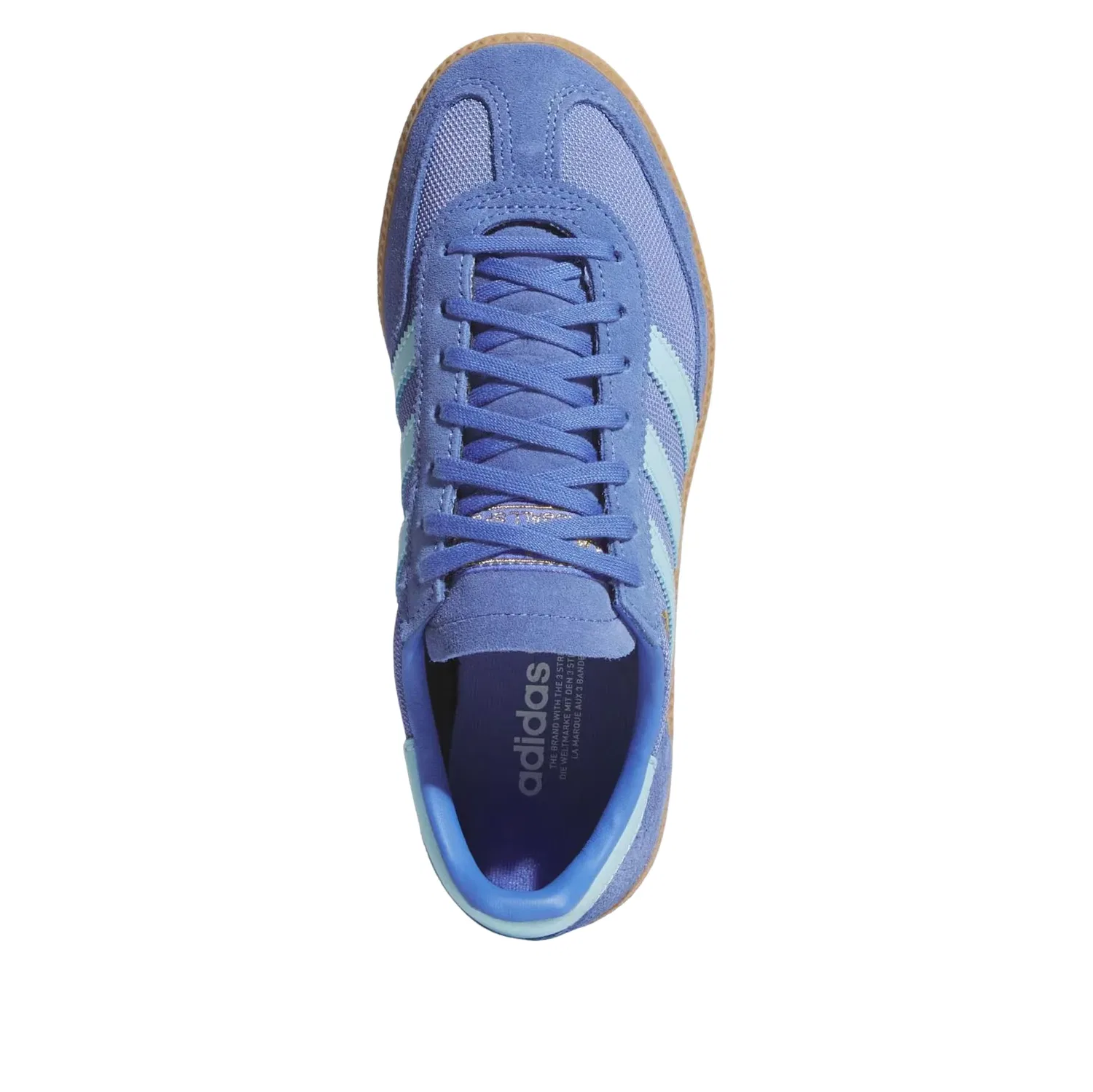 Детские кроссовки с текстильным верхом Handball Spezial 'Real Lilac' adidas, Real Lilac / Icey Blue / Gum — фото 3