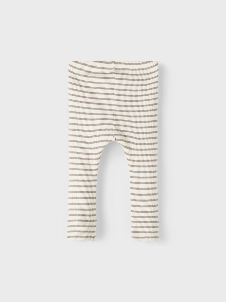 Леггинсы NAME IT Skinny Leggings Bani, экрю/темно-бежевый — фото 2