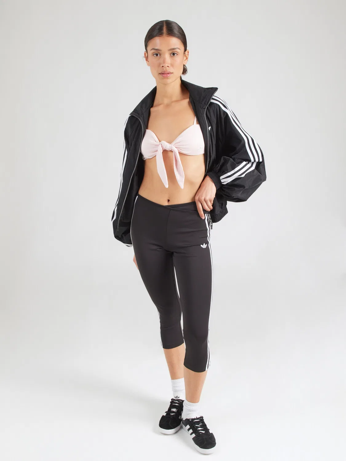 Классический бюстгальтер Adidas Originals, цвет розовый — фото 4