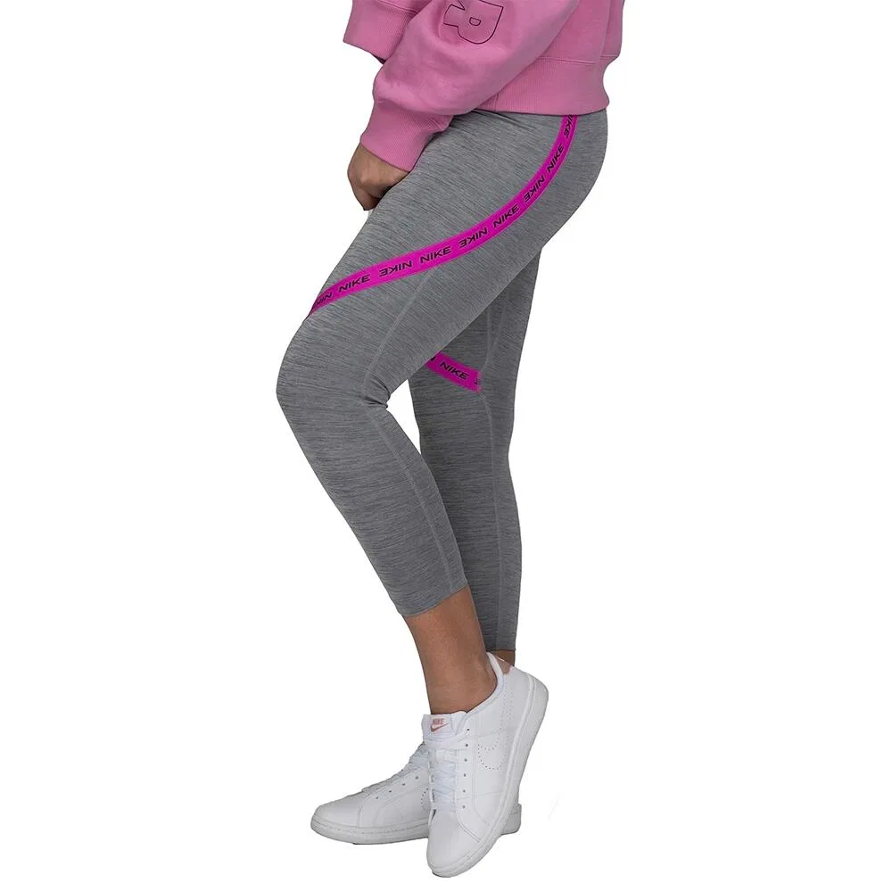 Женские спортивные леггинсы с длинным рукавом Nike Pro Dri-FIT, Hellgrau — фото 2