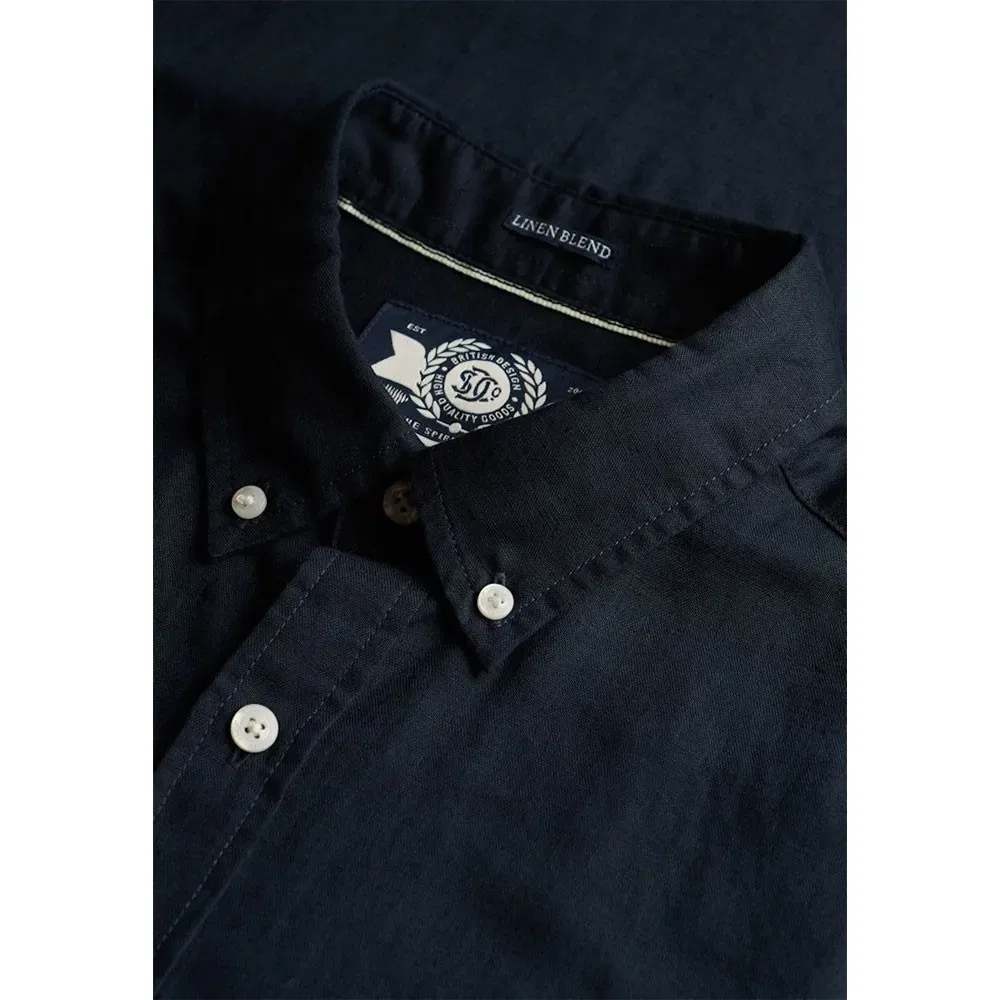 Рубашка с длинным рукавом M4011005A Superdry, синий — фото 2