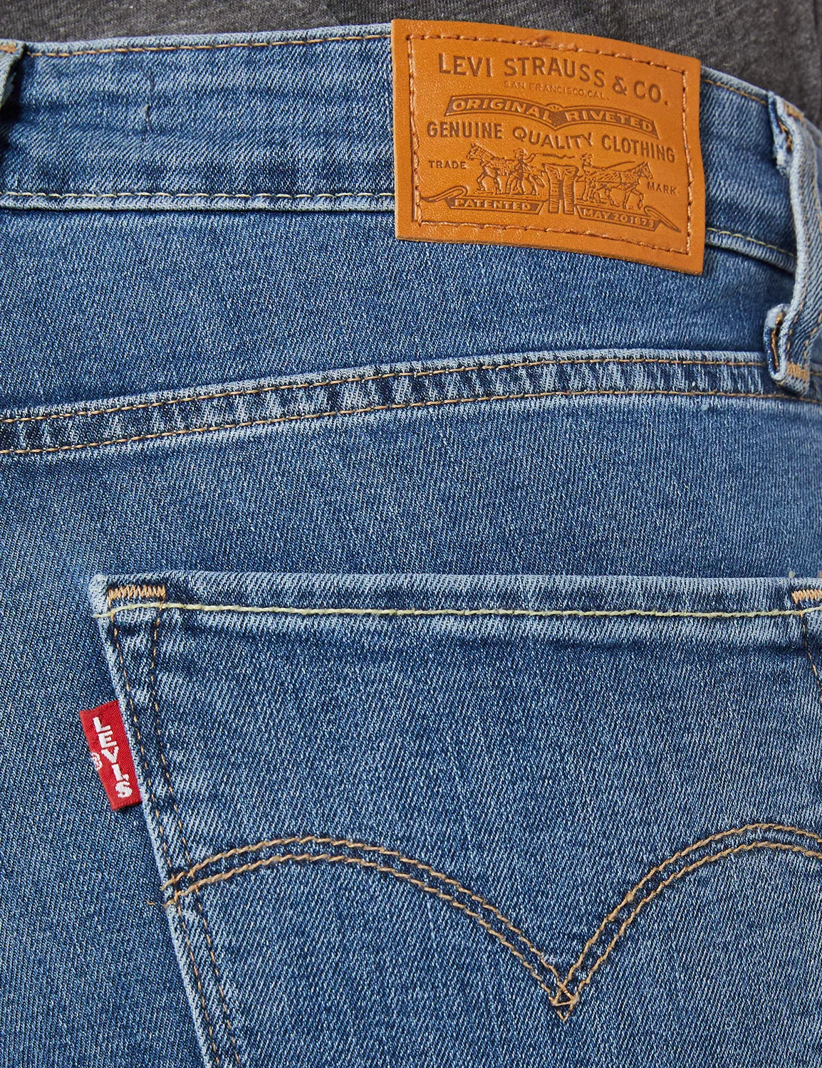 Женские джинсы с высокой посадкой Levi's 721 High Rise Skinny, Out of Touch — фото 4