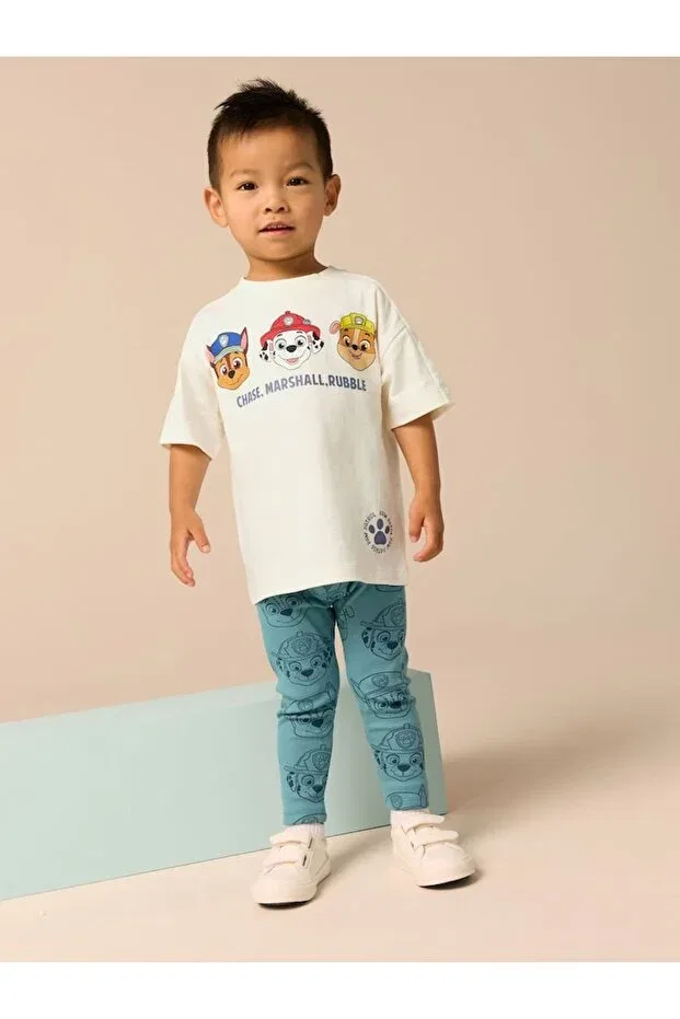 Детский комплект из футера с принтом Next Baby, Multicolor