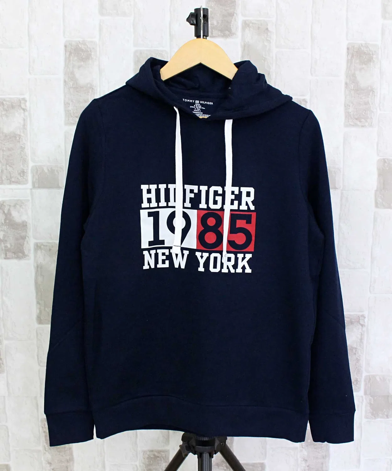 Мужское худи с длинным рукавомBig NO Logo TOMMY HILFIGER, Navy