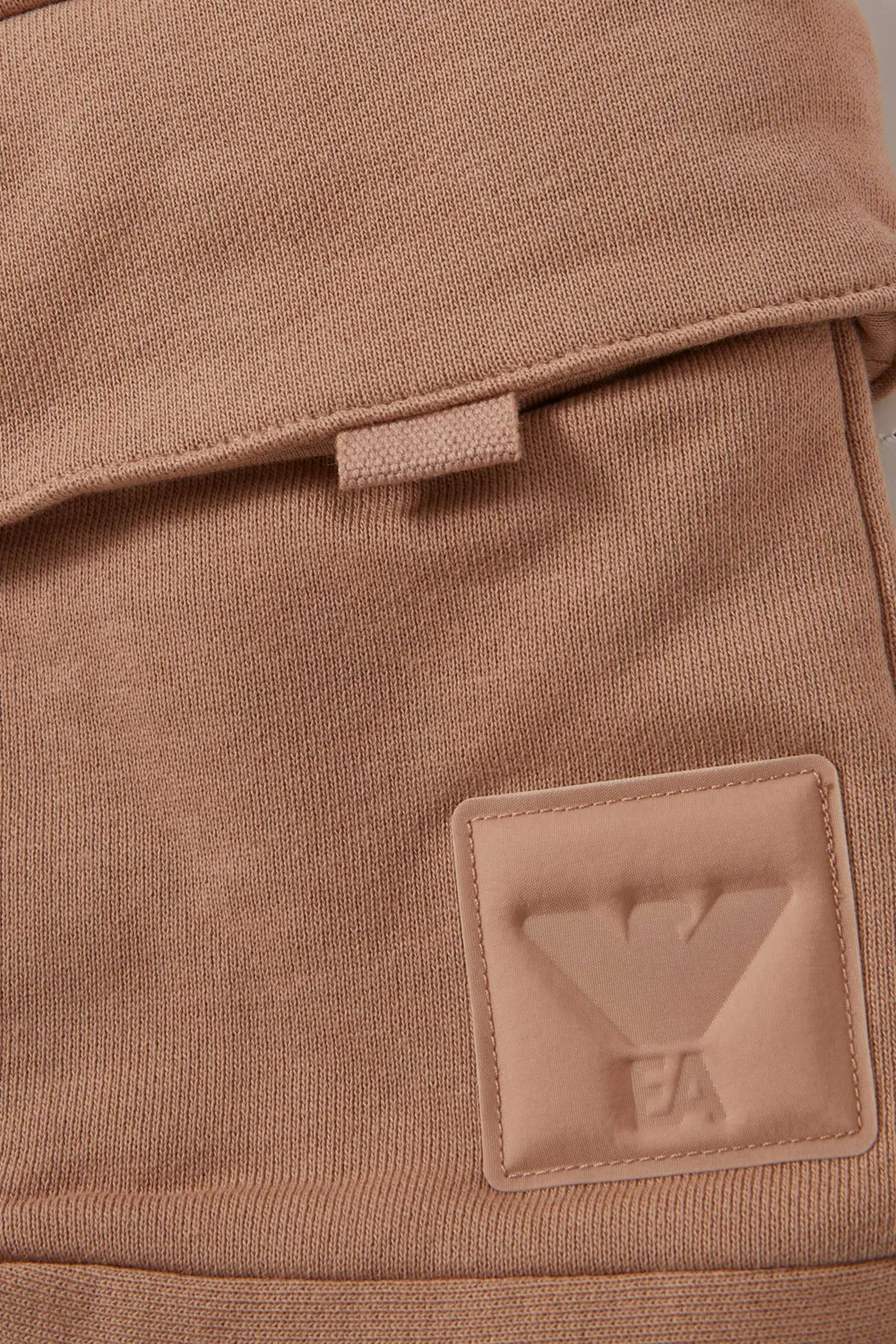 Шорты с карманами Emporio Armani, коричневый — фото 4