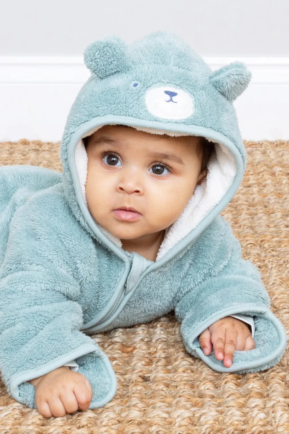 Детский комбинезон-конверт Baby Bear Fleece Kite, Green — фото 4