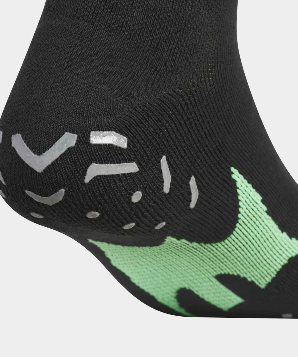 Мужские носки для гольфа с длиной до щиколотки, модель Adizero Adidas, Black/Lime — фото 4