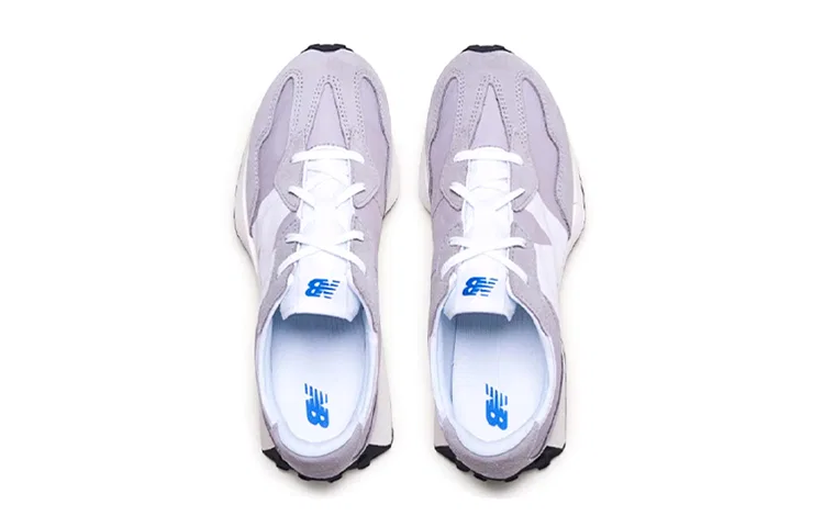 Детские кроссовки New Balance 327 Grey White GS — фото 4