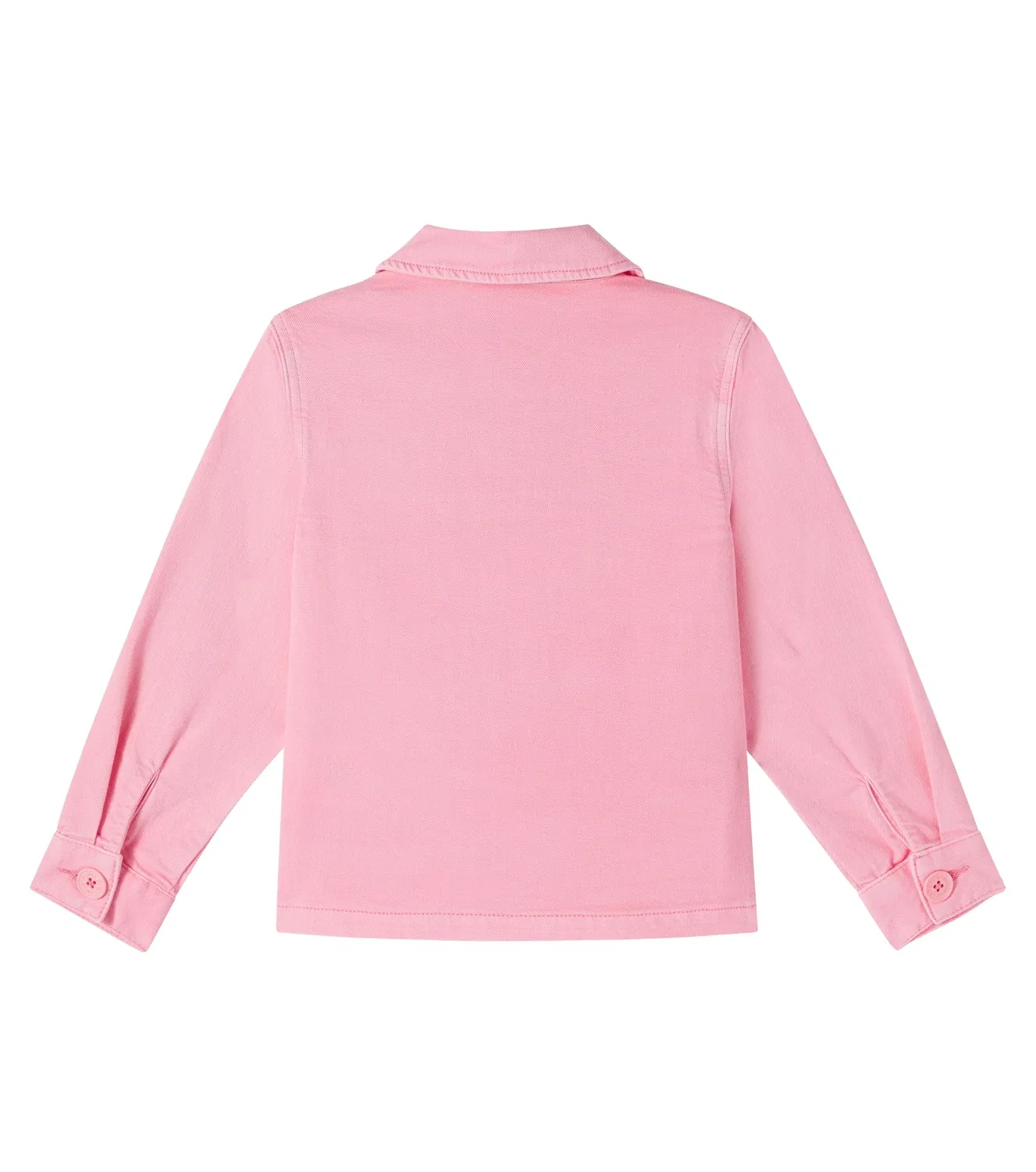 Джинсовая куртка с вышивкой, Stella Mccartney Kids, розовый — фото 3