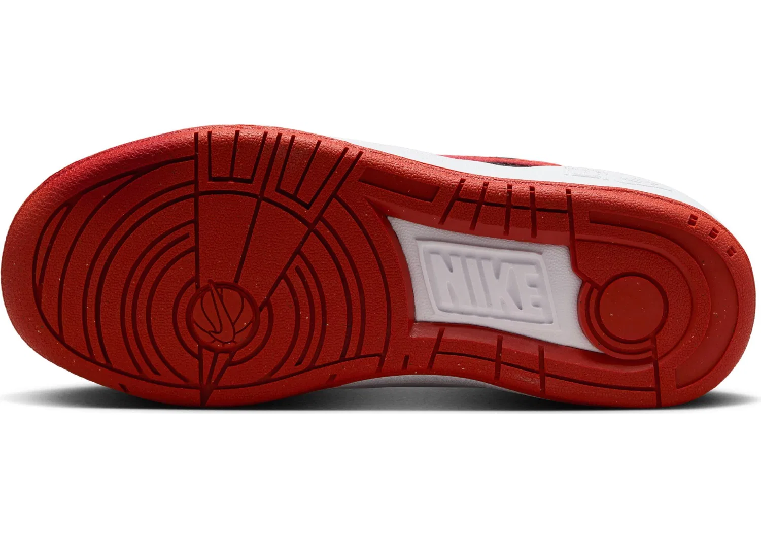 Детские кроссовки для мальчиков с кожаным верхом NIKE Full Force Low Trainer Unisex NIKE, White Mystic Red Black — фото 4