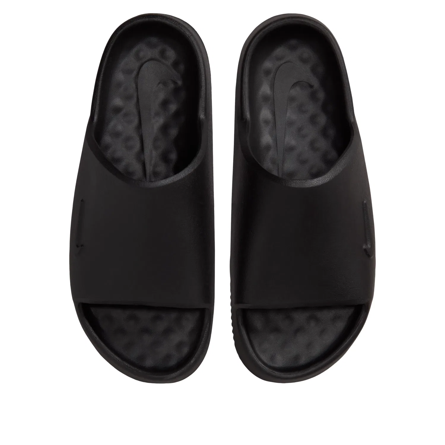 Детские шлепанцы с синтетическим верхом Calm 2.0 Slides 'Black' Nike, черный — фото 3