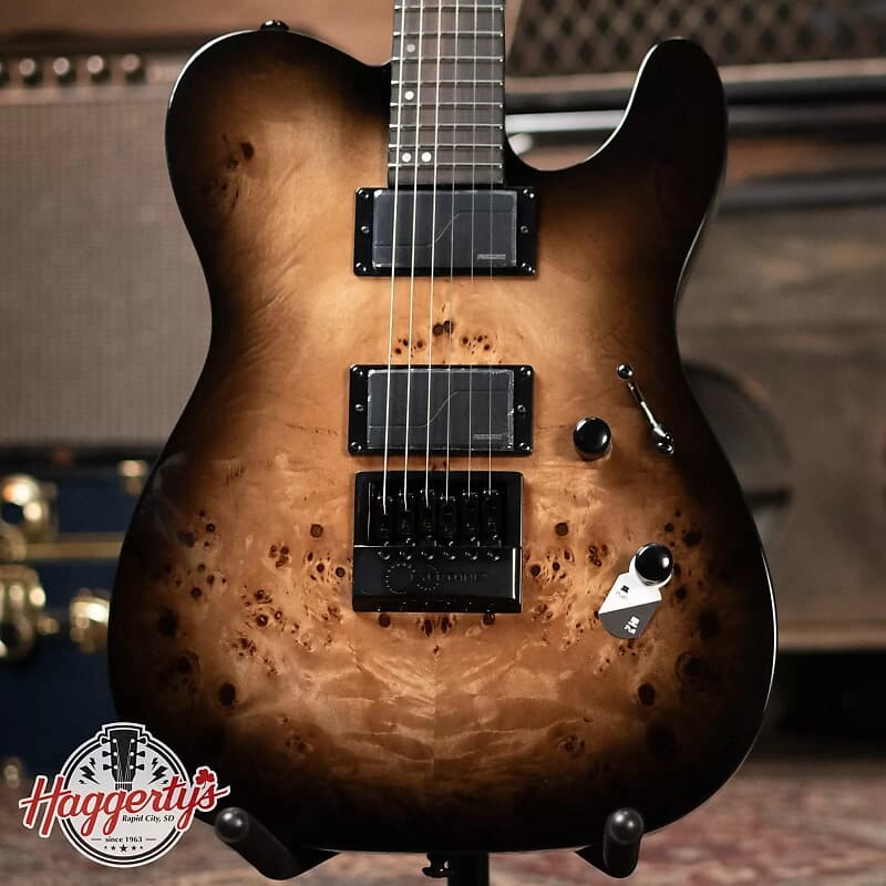 

Электрогитара ESP LTD TE-1000 Electric Guitar with Evertune Bridge - Charcoal Burst, Коричневый, Электрогитара ESP LTD TE-1000 Electric Guitar with Evertune Bridge - Charcoal Burst