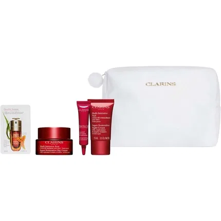 Набор антивозрастного ухода Super Restorative Collection Clarins, Разноцветный