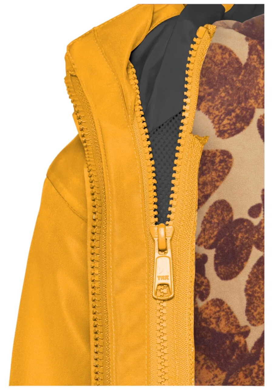 Куртка для активного отдыха Jack Wolfskin, цвет карри — фото 4
