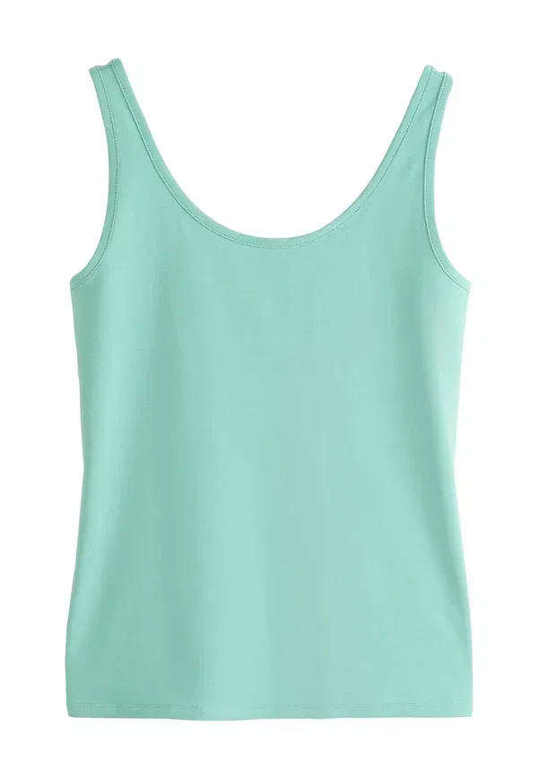 Топ с толстыми бретелями Petite fit, комплект 5 шт, Next, зеленый, Berry, розовый, оранжевый, желтый — фото 2
