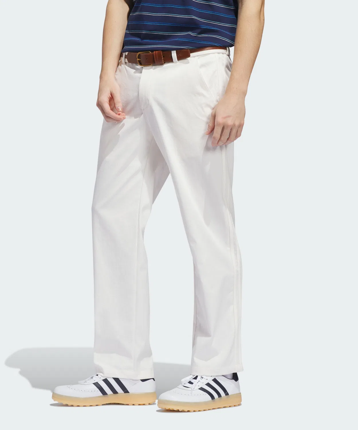 Мужские брюки-чинос с принтом Twisted Weave Adidas, Белый — фото 3