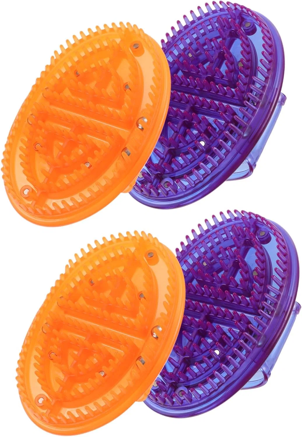 Набор массажных щеток Meridian, 4 шт, Homoyoyo, 14,2x10x3,5 см