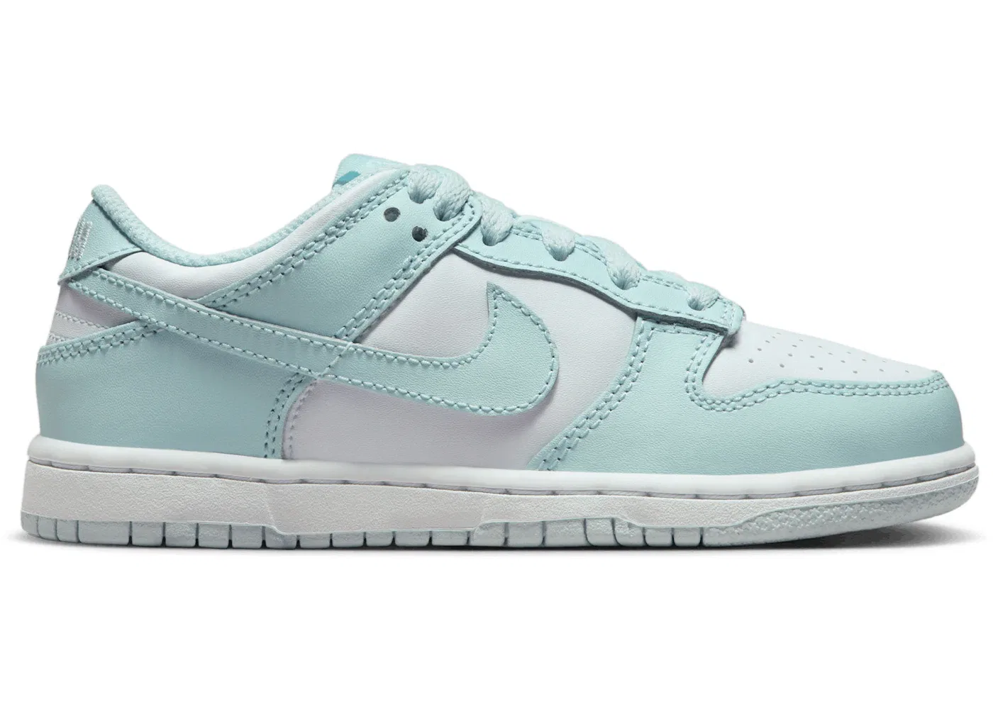 Детские кроссовки с низким верхом Nike Dunk Low Nike, White/Glacier Blue