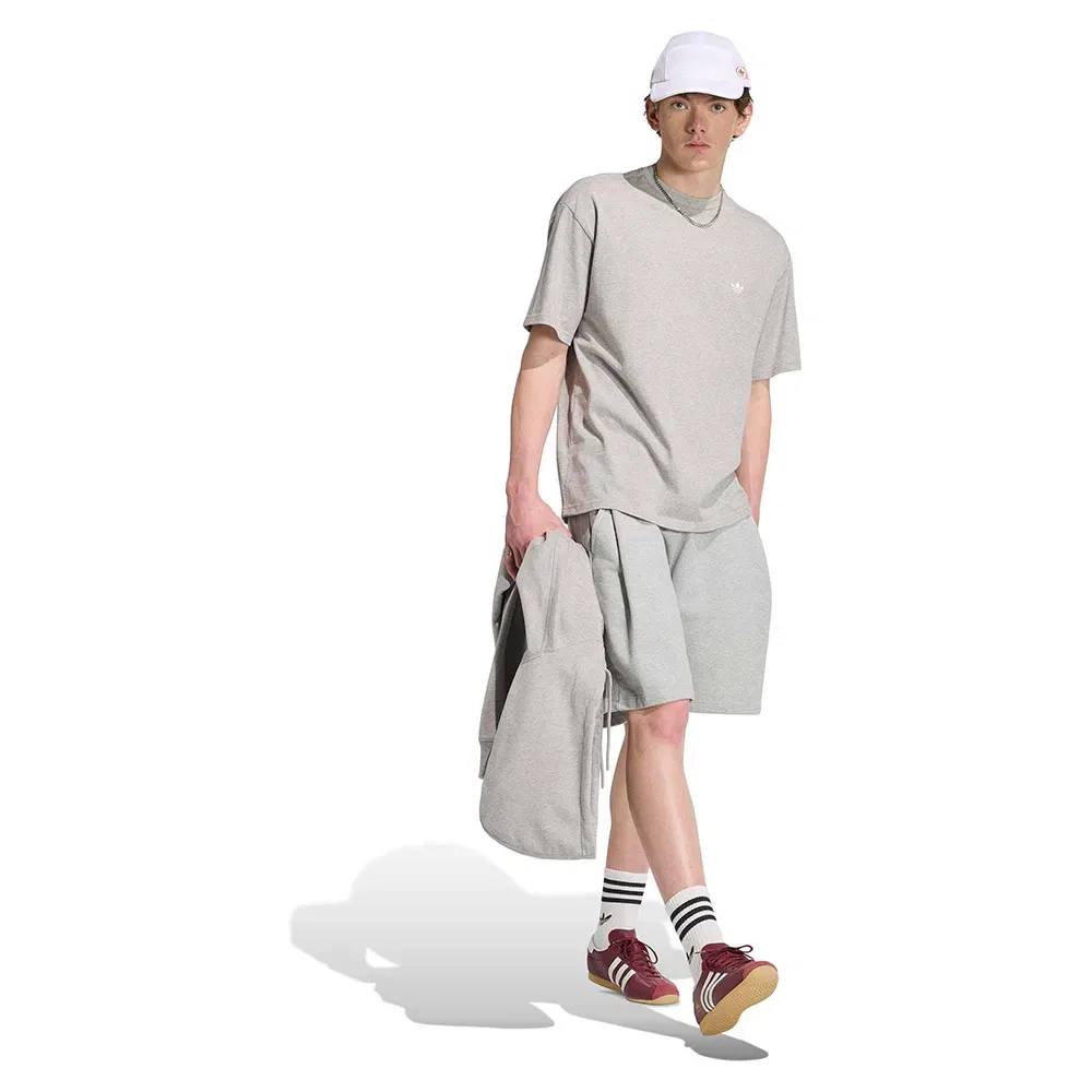 Футболка свободного кроя Trefoil Essentials Adidas Originals, серый — фото 4