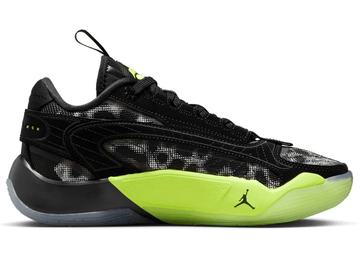 Детские кроссовки для баскетбола Jordan Luka 2 Jordan, Black/Volt/White