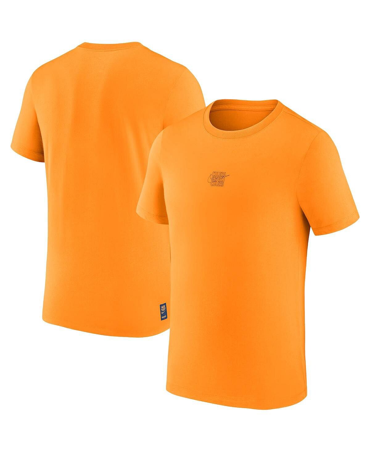 

Мужская футболка orange barcelona club с логотипом swoosh Nike