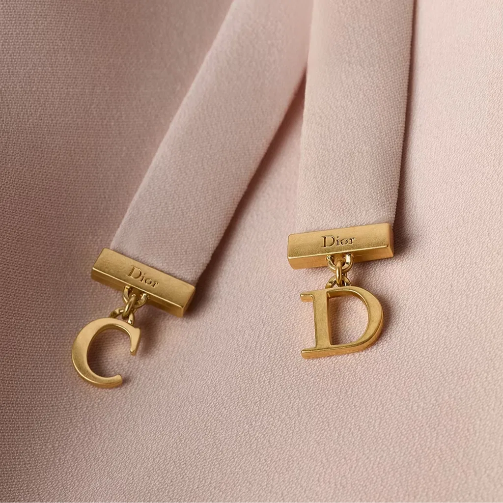 Женское платье-комбинация с миди-юбкой Pink DIOR, Pink — фото 3