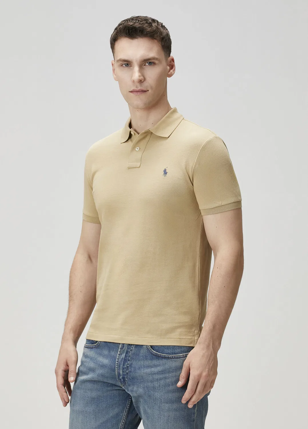 Поло Ralph Lauren Bej, Haki-Bej — фото 3