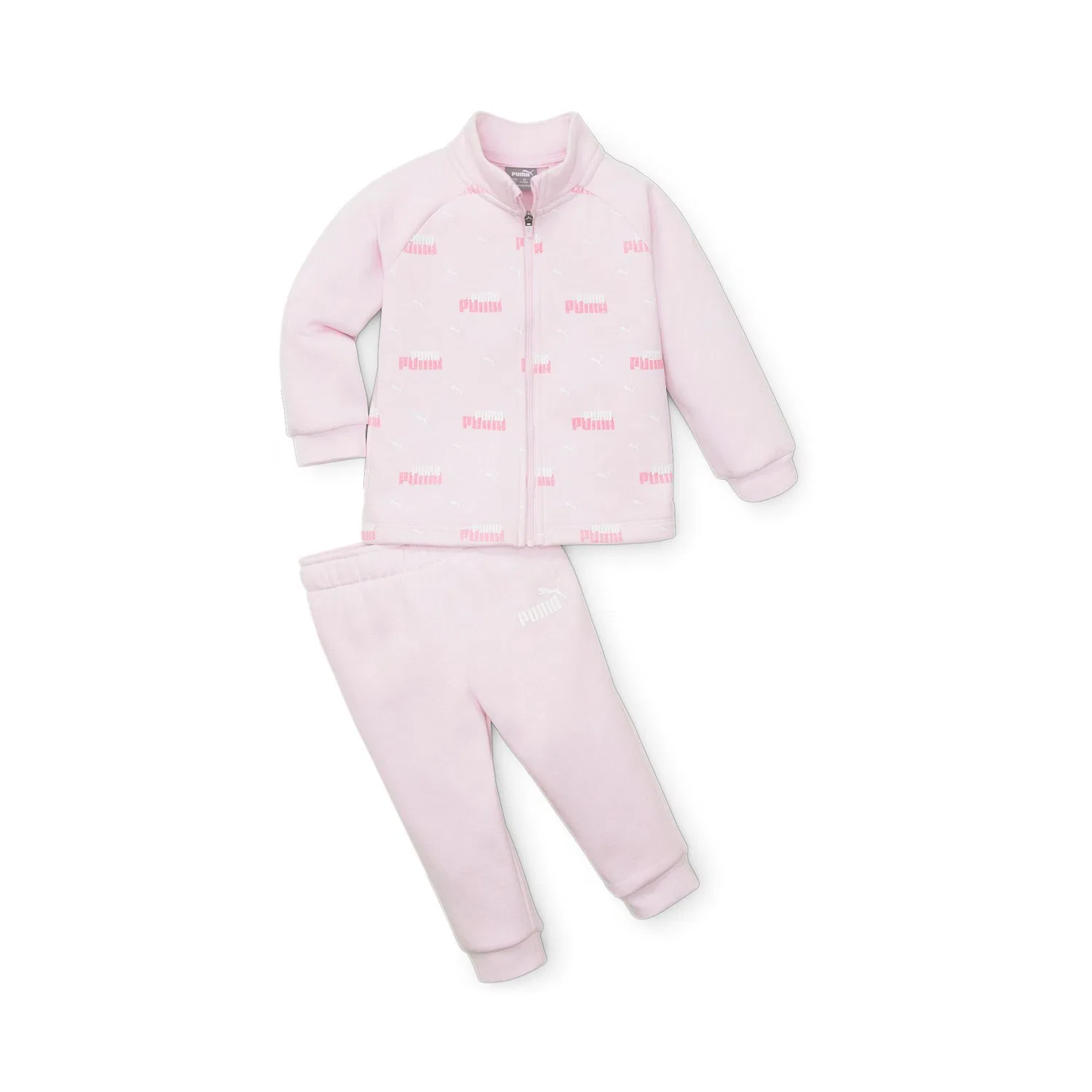 Детский спортивный костюм для девочек Puma Minicats AOP Jogger FL, Цвет Rosa