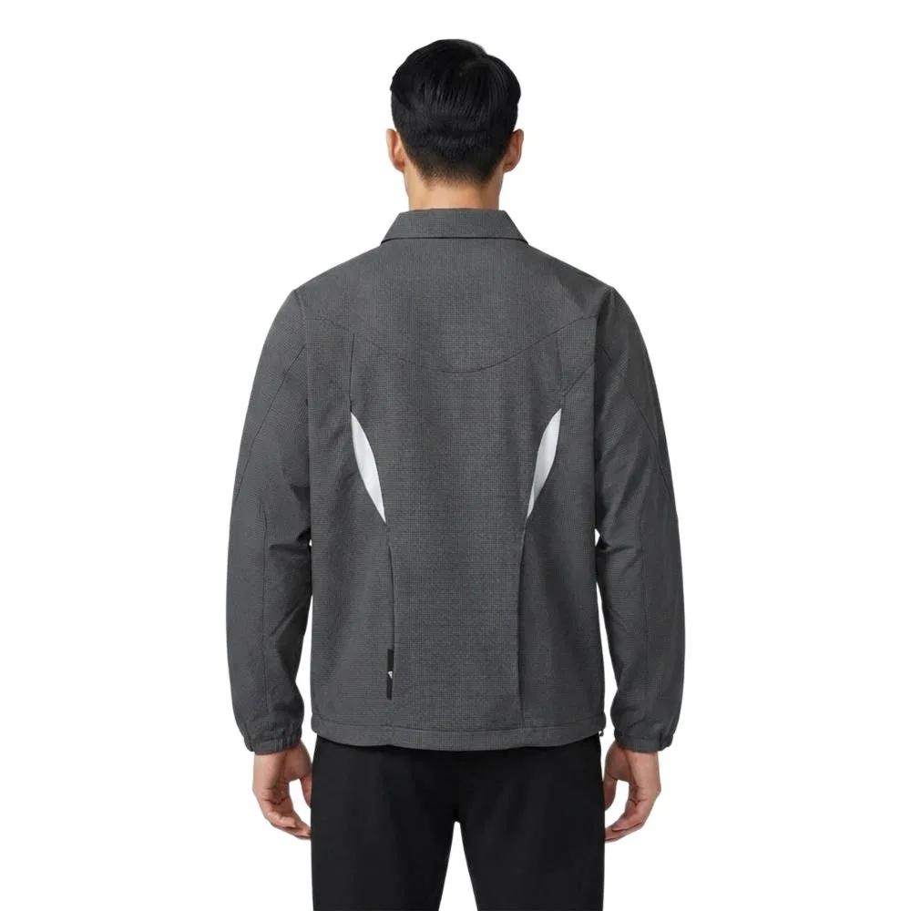 Мужская куртка с лацканами FOS Jackets Adidas, Heather Gray — фото 3