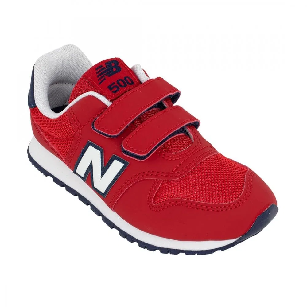 Детские кроссовки для мальчиков с закрытой пяткой 500 Hook & Loop New Balance, Rosso