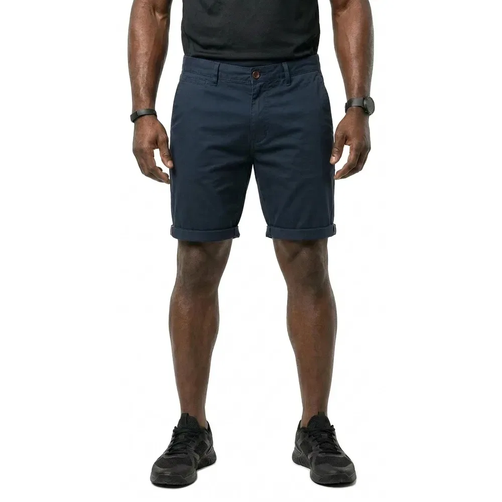 Мужские хлопковые чиносы Superdry Premium Regular Chino Pants, Blue — фото 2