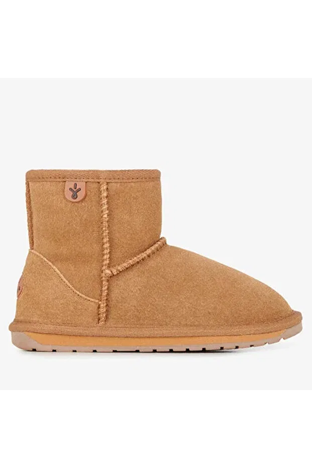 Детские ботинки на шнуровке Wallaby Mini Kids Emu, Burgundy