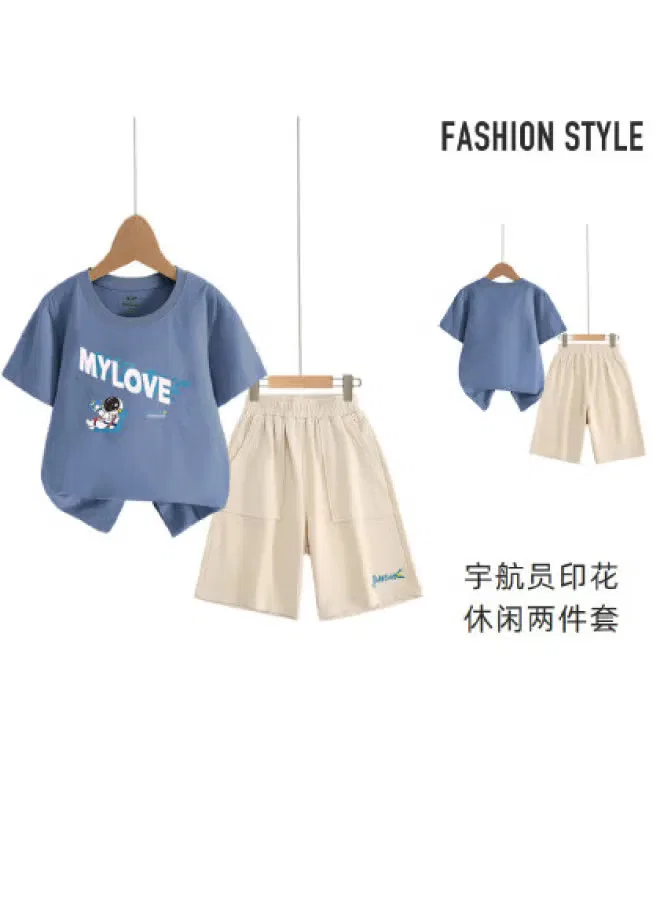 Комплект шорт и футболки с коротким рукавом для мальчиков Jeanswest, голубой