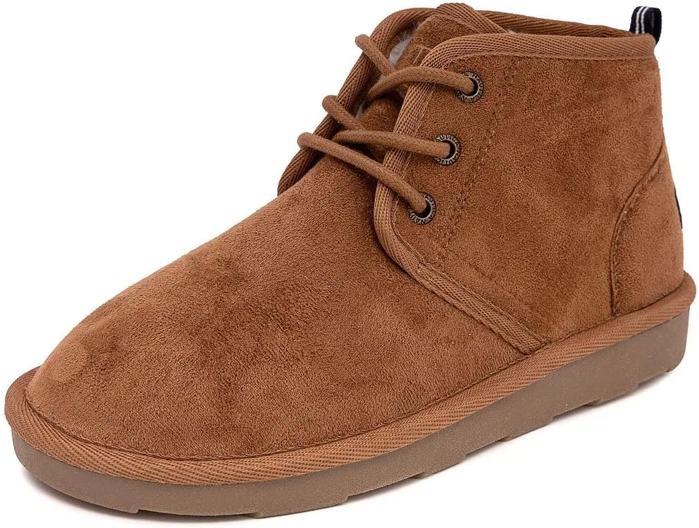 Детские зимние ботинки с мехом для мальчиков и девочек Nautica, Chestnut-Dulverton
