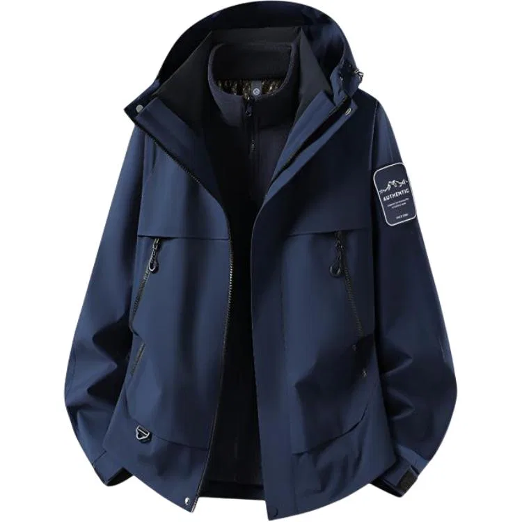 Детский ветрозащитный куртка с капюшоном, модель Marine Blue, JEEP SPIRIT, Marine Blue