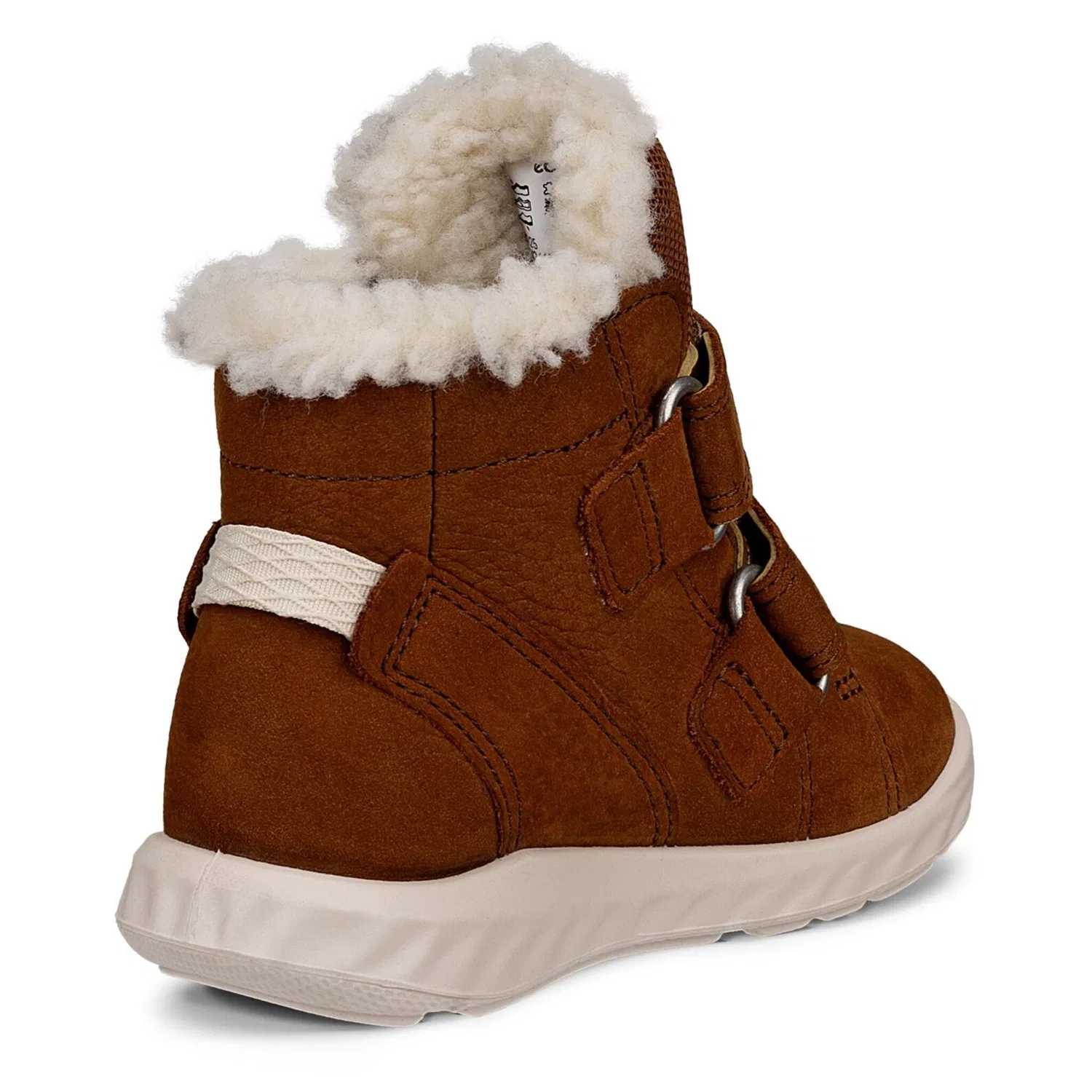 Детские зимние ботинки на липучке SP.1 Lite Infant Ecco, Camel — фото 2