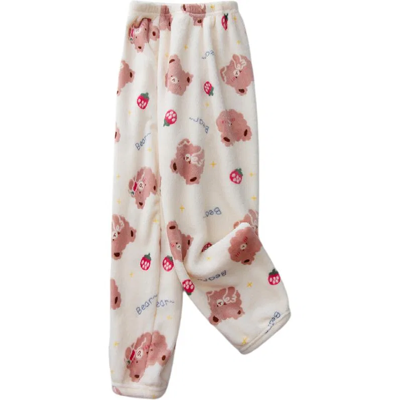 Детские пижамные штаны с принтом Cotton Gene, Rice Berry Bear
