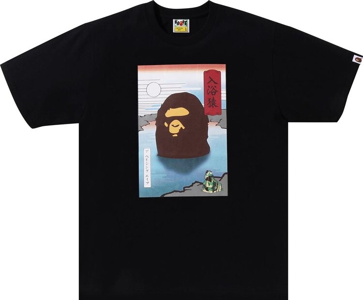 

Футболка BAPE Japan Souvenir Tee #1 'Black', черный