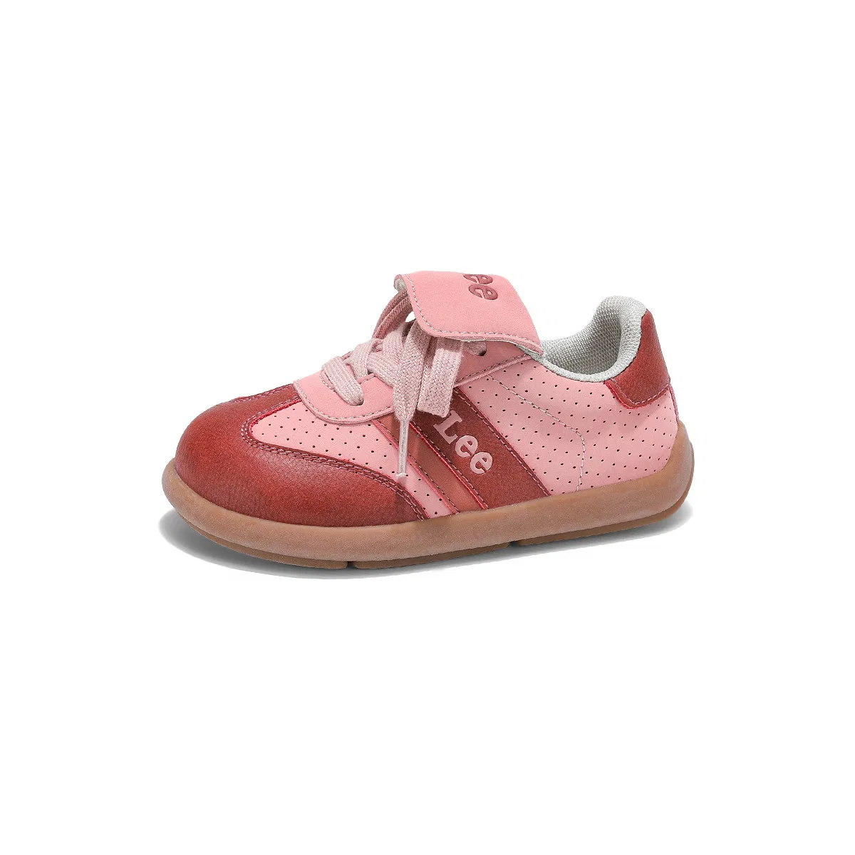Детские кроссовки для скейтбординга из искусственной кожи Lee, Pink — фото 3