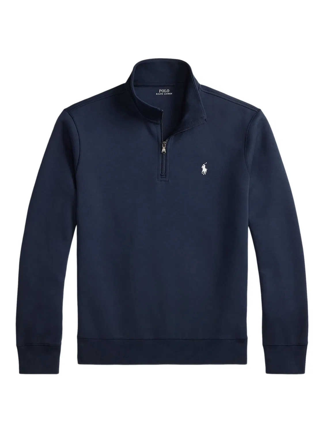 Поло с молнией Polo Ralph Lauren, темно-синий