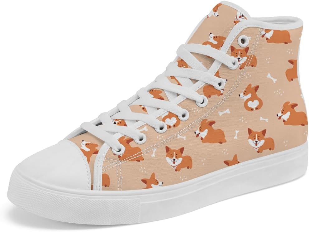 

Кеды Corgi на высокой подошве из холста для женщин и мужчин Chebing, 612 Brown